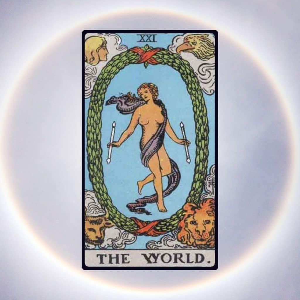 Lá bài Tarot The World cho biết chuyện tình duyên của bạn sẽ có cái kết viên mãn