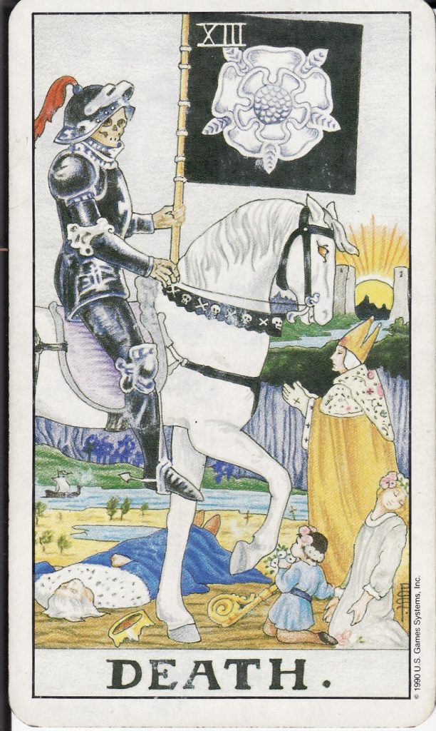 Lá bài Tarot Death có ý nghĩa kết thúc một mối quan hệ tình cảm