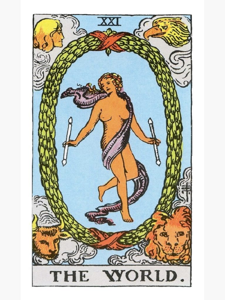 The World là lá bài Tarot may mắn ai cũng muốn bốc