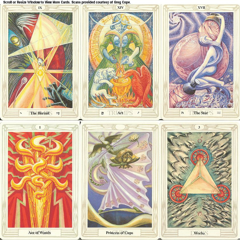 Thoth Tarot - Các loại bài Tarot được nhiều người trên thế giới quan tâm