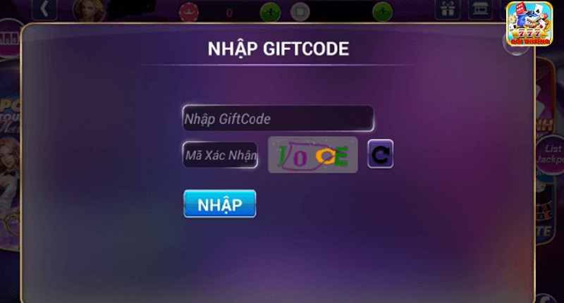 Nạp Giftcode vào tài khoản Rikvip để nhận tiền thưởng