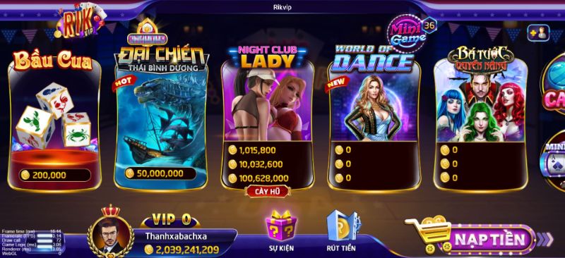 Cổng game Rikvip cung cấp nhiều Giftcode cực kỳ hấp dẫn