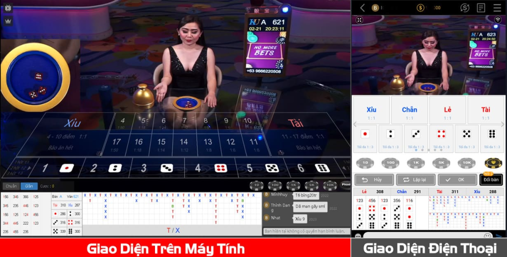 Bạn hãy chọn chuyên mục KU CASINO để tham gia vào trò chơi tài xỉu