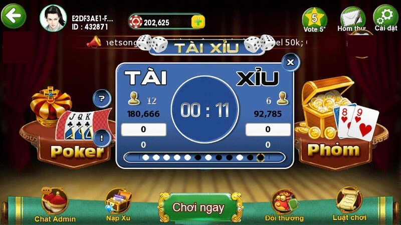 Game tài xỉu là một trò chơi dân gian có nguồn gốc từ đất nước Trung Hoa